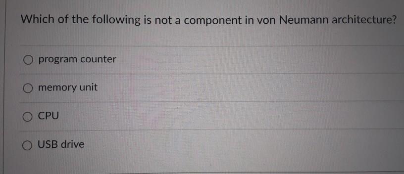 architecture. When executing a program, which of the following parameters are likely