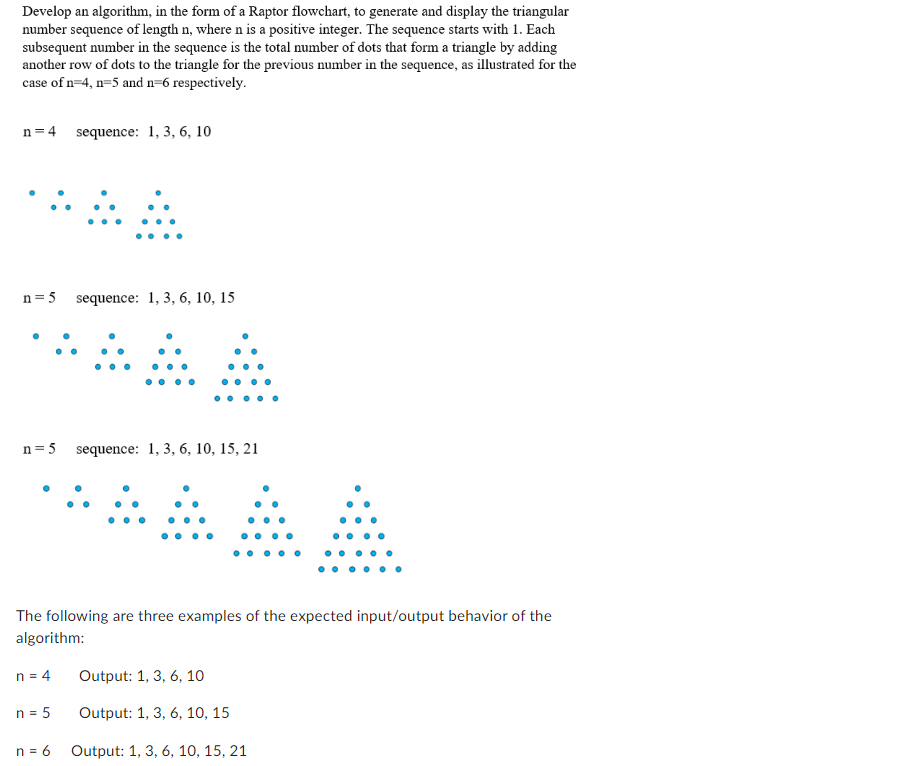  Develop an algorithm, in the form of a Raptor flowchart, to