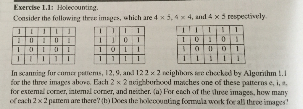 This question related to computer vision: Please explain the work ?! Hole