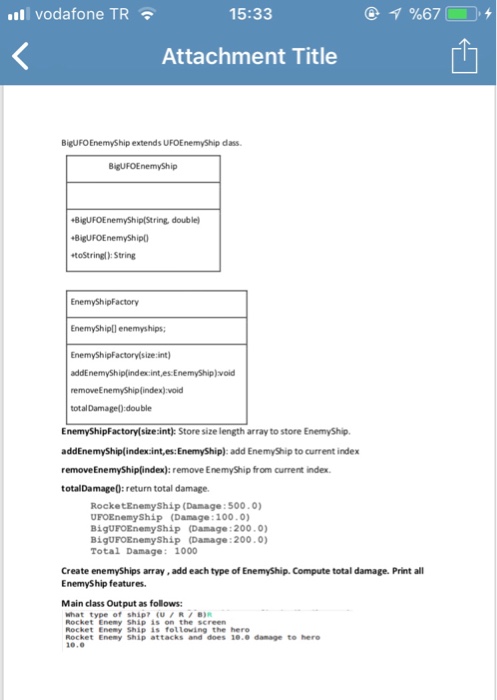 @ 1 %670 0-+ Attachment Title LAB 3 Implement Enemy5hip,RocketEnemyship, UFOEnemyShip, Big