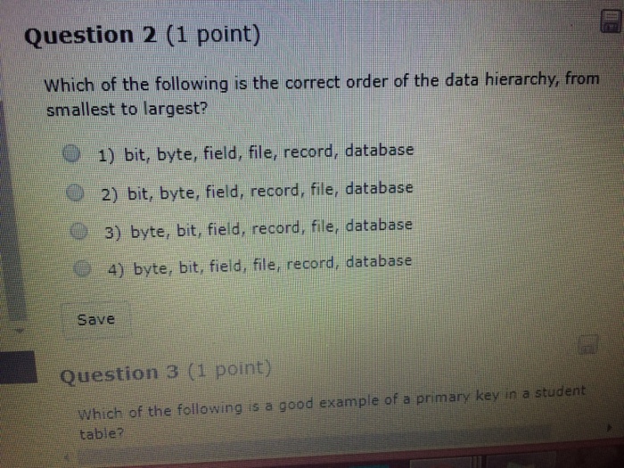 Save Question 5 (1 point) ne support local control, whereas El central