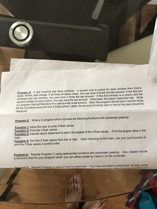  Just do program 5 using c++ which are printf and scanf.