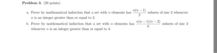  For Discrete Computing, please answer using principle of mathematical induction. Thank