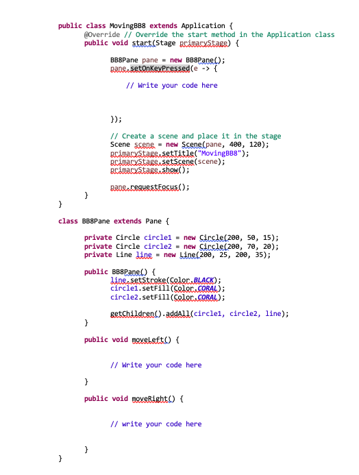 the program to move the BB-8 left or right using the arrow