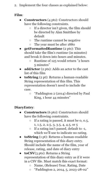 big object-oriented project with multiple classes working together to solve a problem.