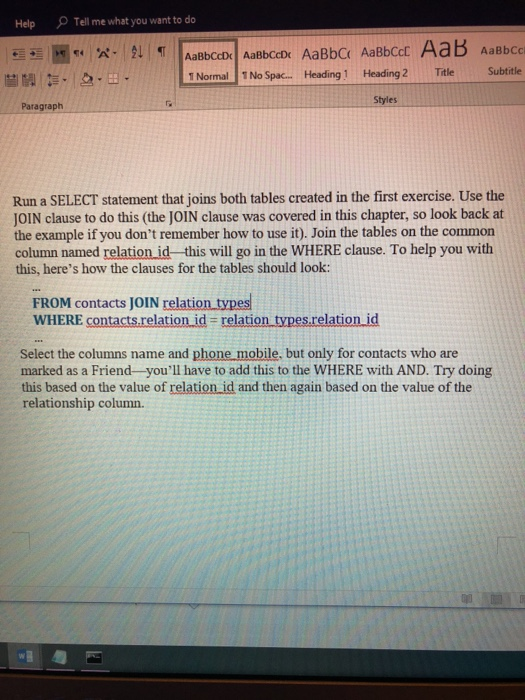  Im completely new to SQL and using the MySQL Client (MariaDB