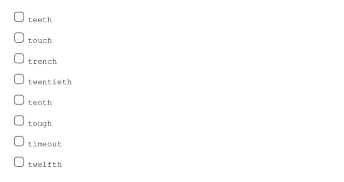 to select one or more answers as being correct. Note that this