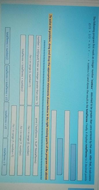Order The following program first reads an integer number 'numberassumed to