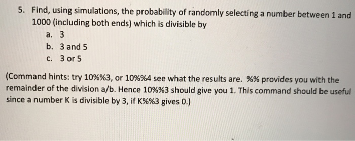  R studio code. Please.! Find, using simulations, the probability of randomly