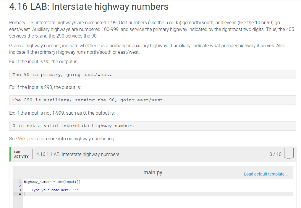 such that it prints a list containing one element that corresponding to
