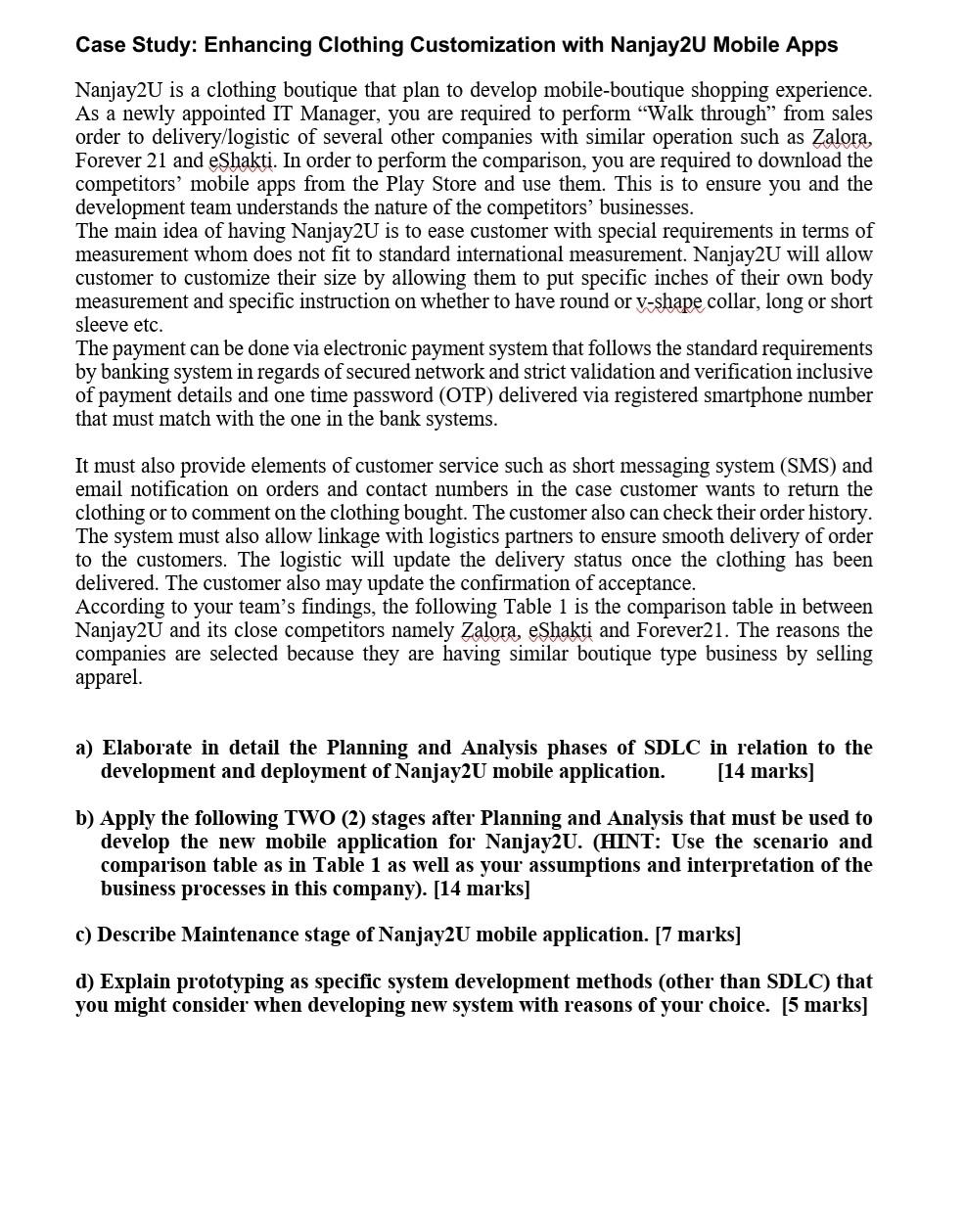  Case Study: Enhancing Clothing Customization with Nanjay20 Mobile Apps Nanjay2U is