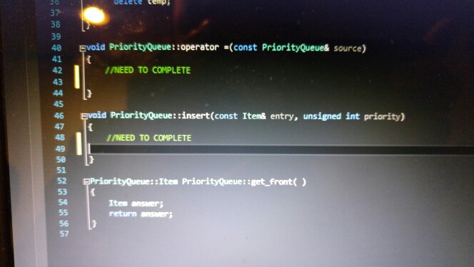 the Cre built-in types (int, char, etc.), or a class with a