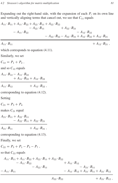 n/2 x n/2 submatrices, prove that the product XY can be expressed