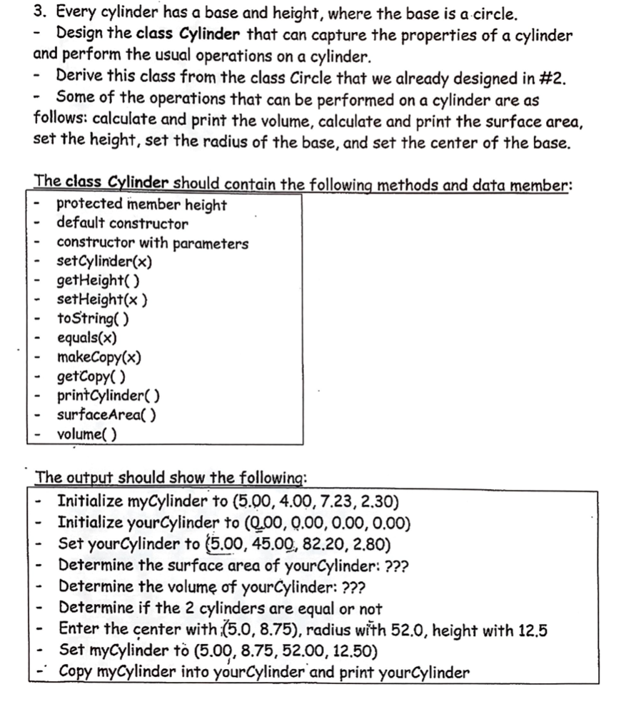  please solve using java use can use there classes from the