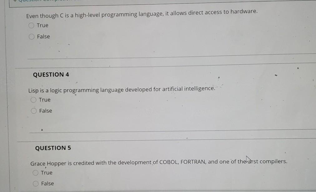  Even though C is a high-level programming language, it allows direct