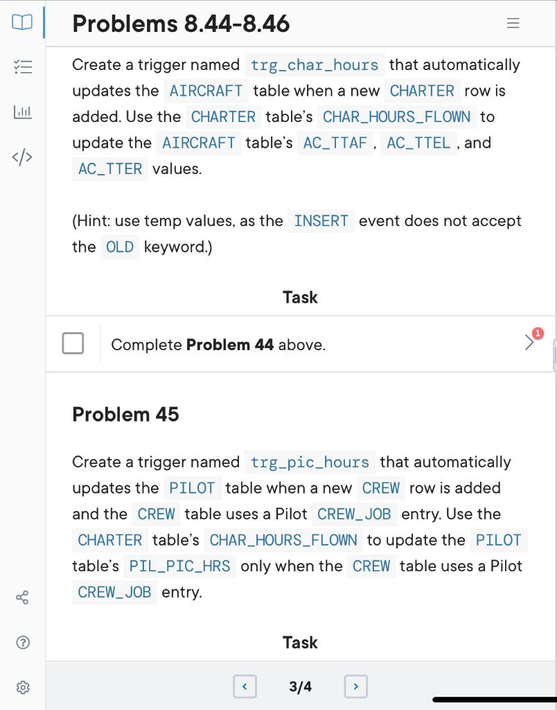 Please type answer and please answer it correctly. 44 and 45 of