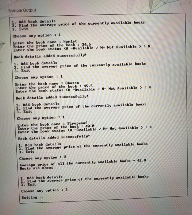 an array of structures to store the details of 50 books in