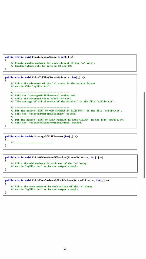 static void Main(string[] args) try // Declare two integer variables named as