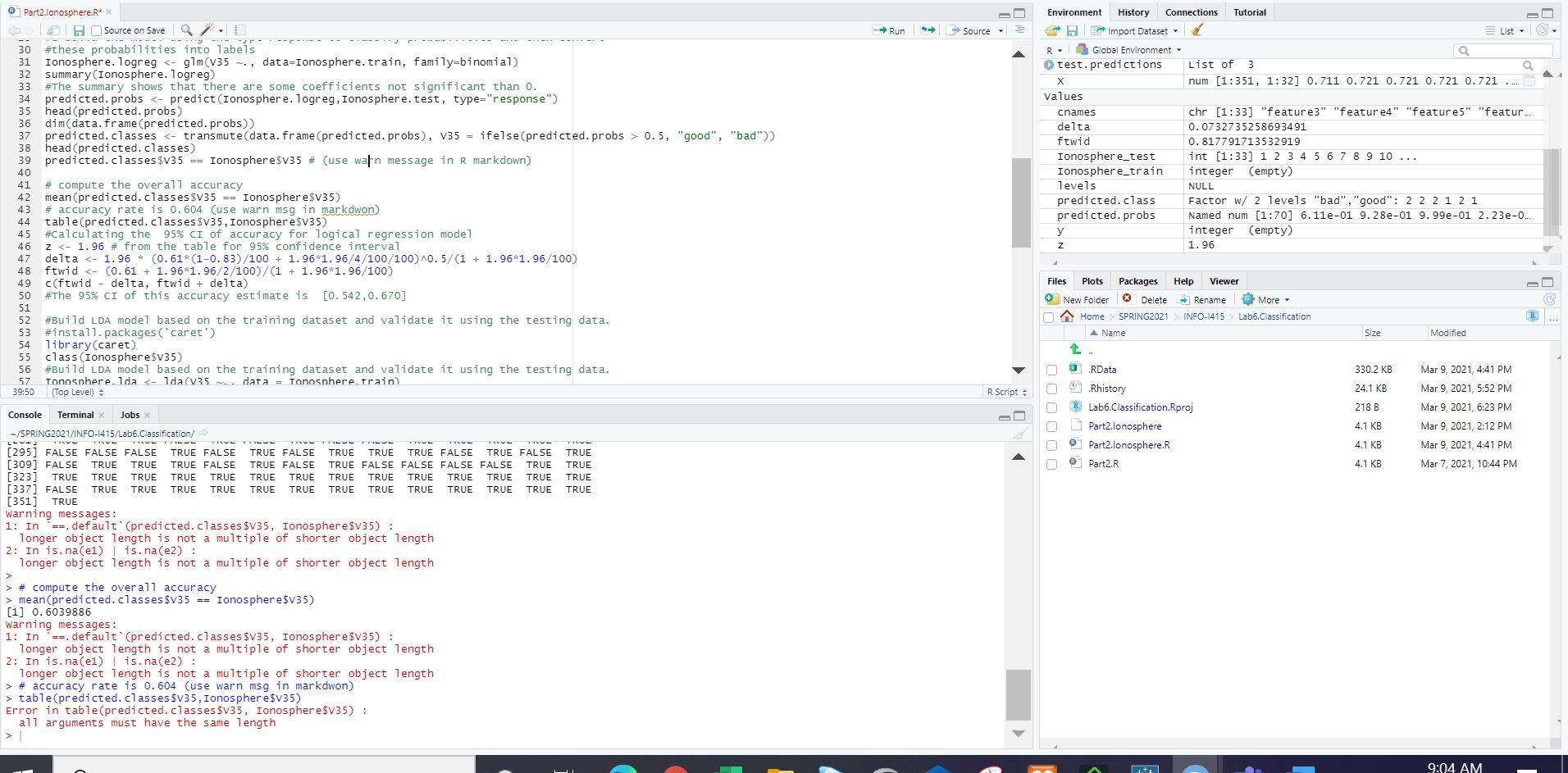 Why did I get these errors when I run the code. It