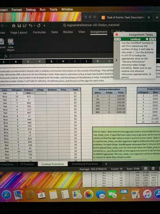 what formula do i use in cell f9 Insert Format Debug Run
