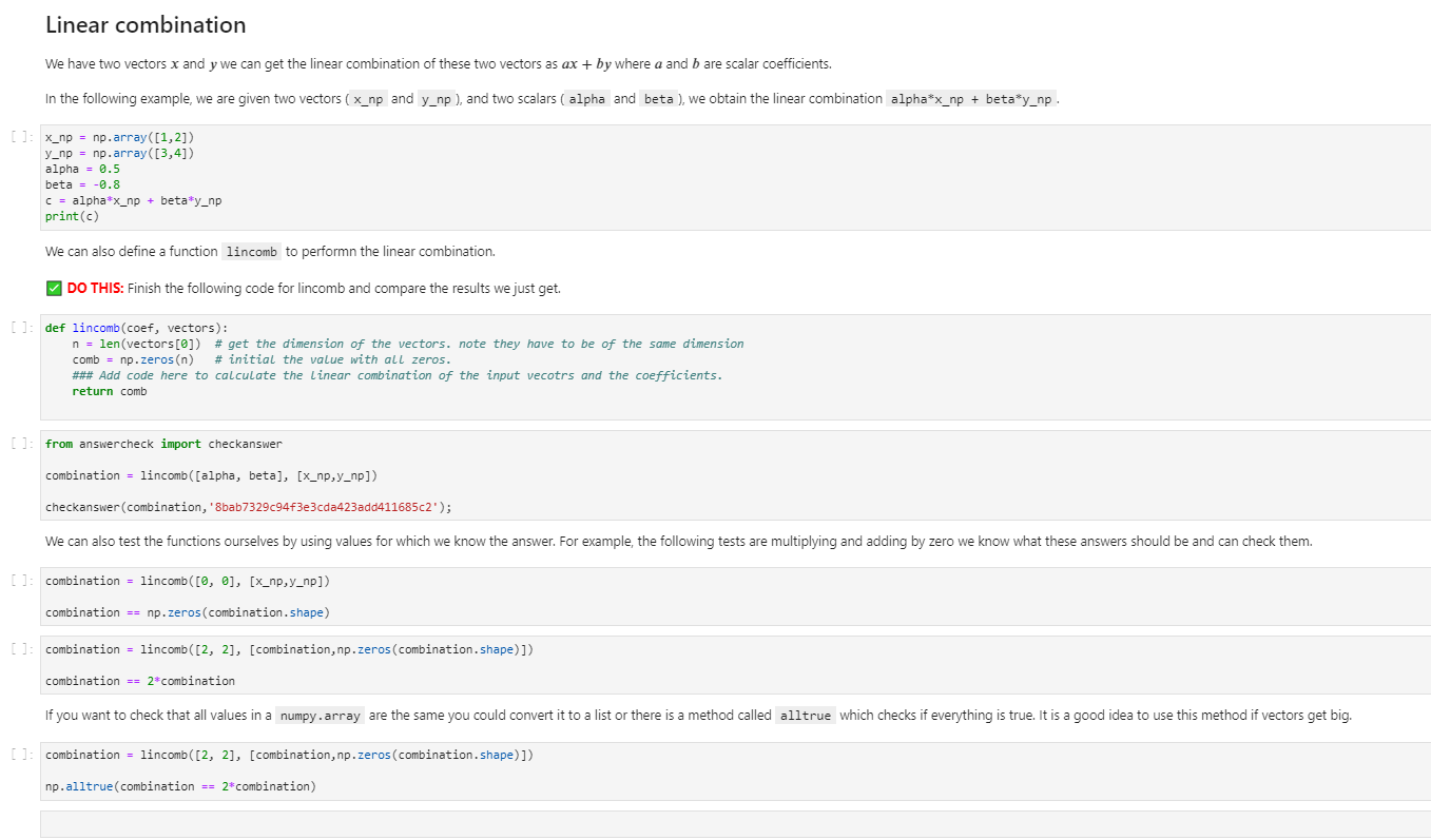 are performed element-wise. Examples we mentioned before are The == operator The