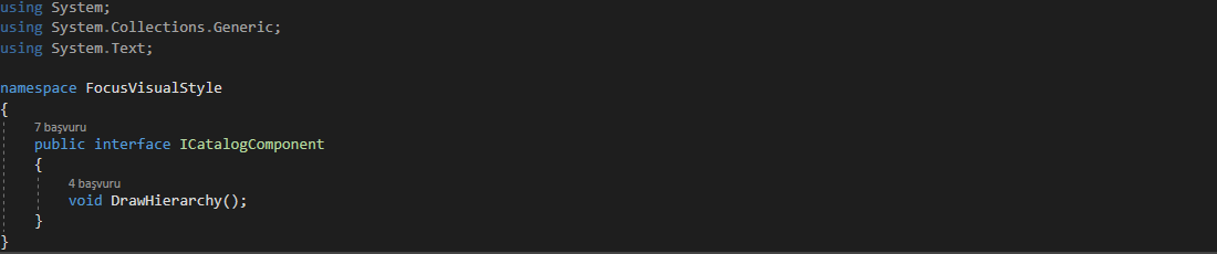 There are codes from the Object Oriented Programming course Composite pattern.