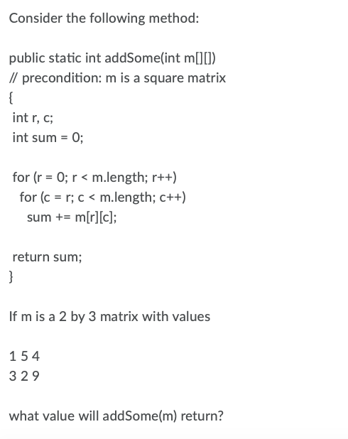 a[]) int i = 1; while (i = 10; true, if a