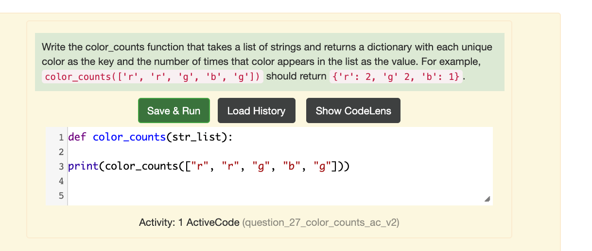 class that prints its information as shown below. Save & Run 2/14/2021,