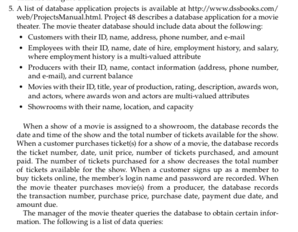 Give one E-R model for Chapter 5, Exercises 5 8. Hello, I