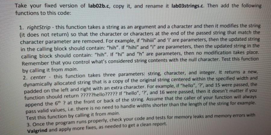 Hi i need help with this questions in C Coding language. The