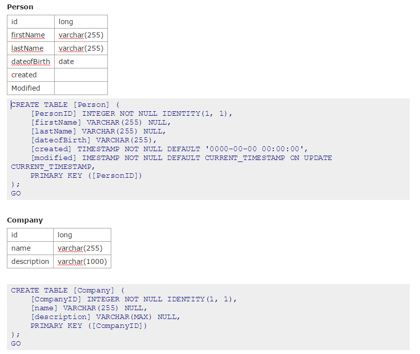 Given SQL tables a) Write the SQL DDL for creating a new