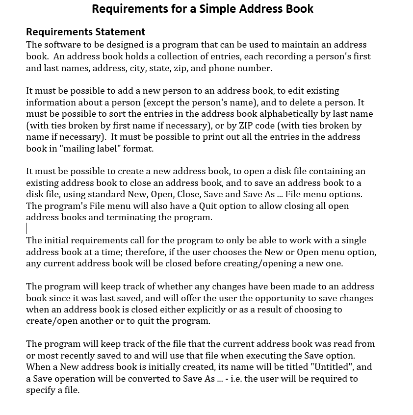 THIS IS UML PROGRAMMING. USE VISIO PLEASE.......... In the attached document, you