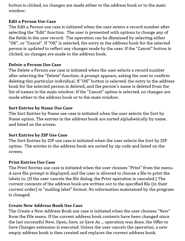 will design and ultimately implement. For the first phase of this assignment,