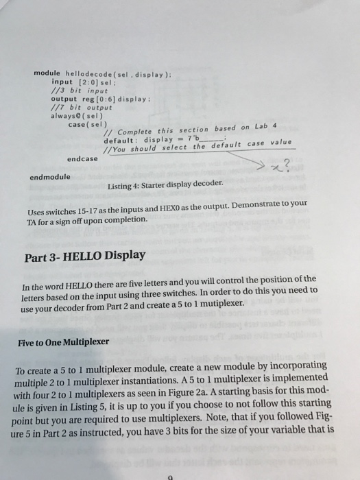 will be like my last chance. Multiplexers and Decoders objective In this