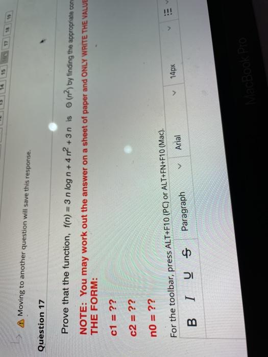 and resume anywhere Your answers are saved automatically Show Timer Question Completion