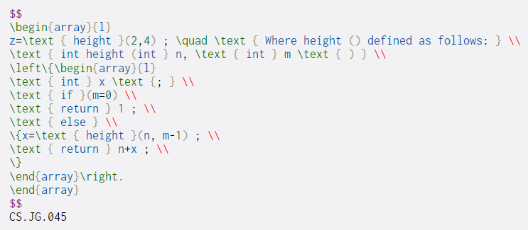  $$ \begin{array}{1} z=\text { height }(2,4) ; \quad \text { Where