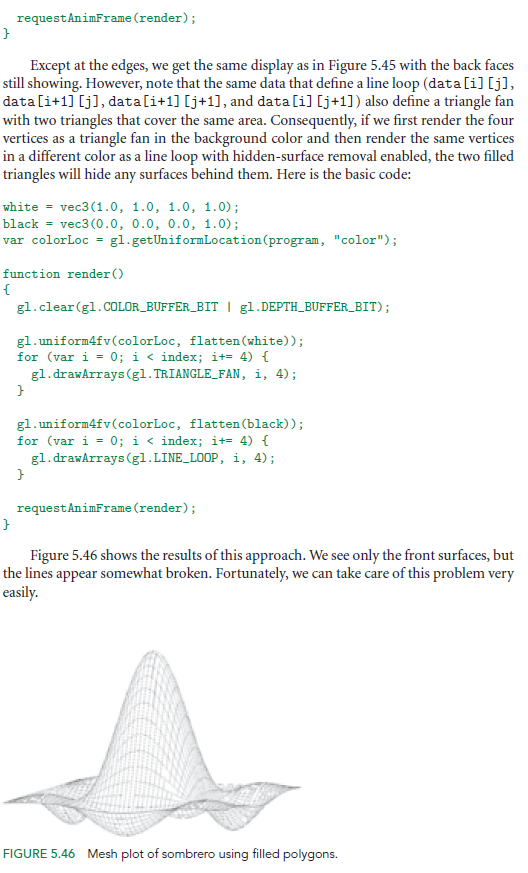 Meshes as surfaces. I am very new to WebGL so I am