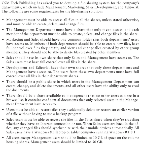  Please provide one or two paragraphs for each answer. CSM Tech