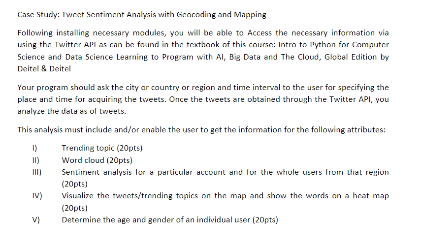  Case Study: Tweet Sentiment Analysis with Geocoding and Mapping Following installing