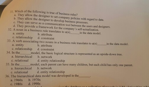 (3 each 60 points) 21. A(n) s main function is to help