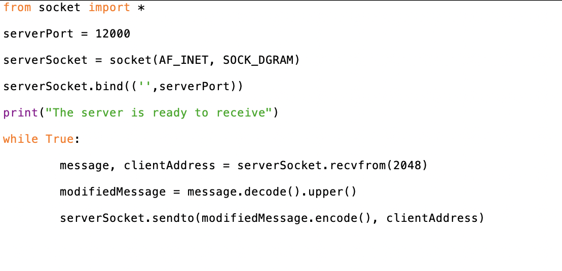 of this assignment, you will compile and run both TCP and UDP
