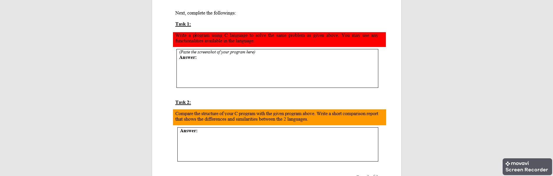 { Film Watch[] = new Film[4]; Watch [0] new Film ("Shrek", 133);