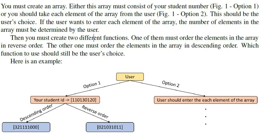 !!!!! the code will be written in c language You must create