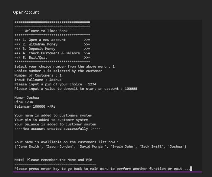 please thanks. THUMBS UPP ATM program ATM teller machine management system Realize