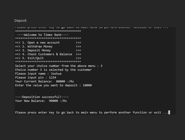 in the login interface to login; 2. Realize account opening function, 3.