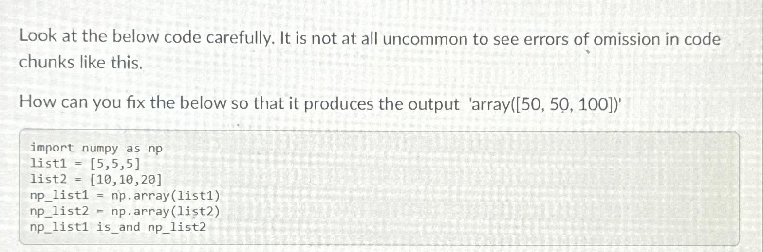  Look at the below code carefully. It is not at all