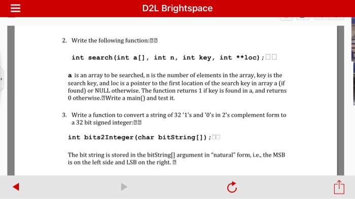  write c program for Question 3 Write the following function int
