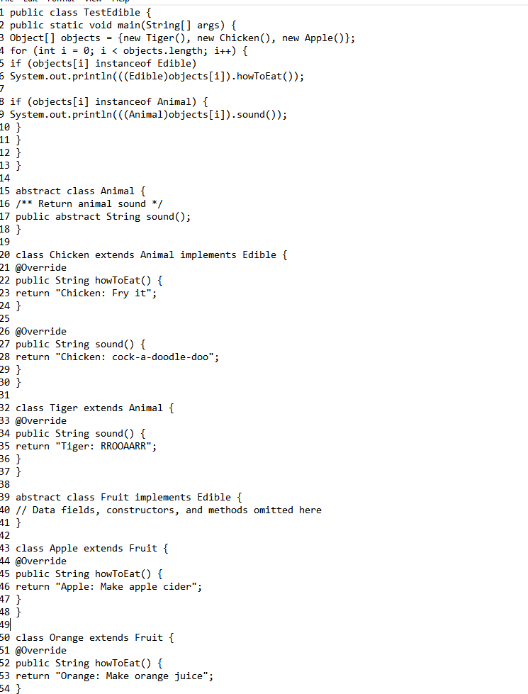 Java Programming Customize any of the programs in Listings 13.7, 13.9 or