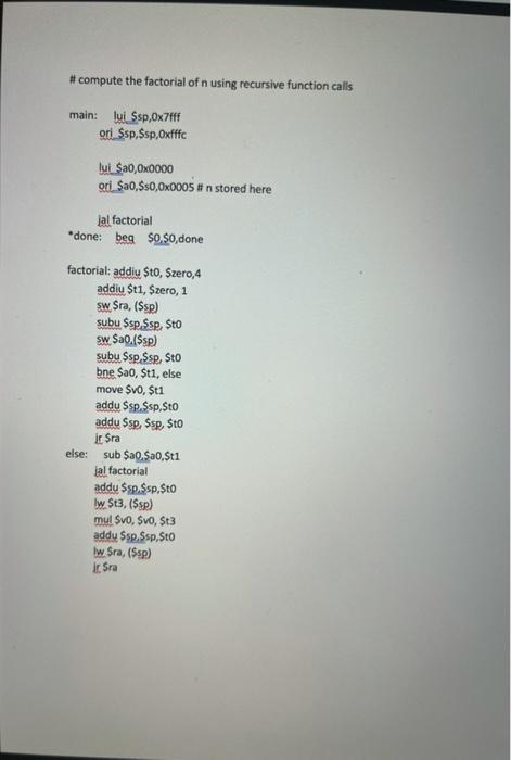 $sp,0x7fff ori $sp$sp, Oxfffc lw $to, vi lw $t1, V2 addu $vo,