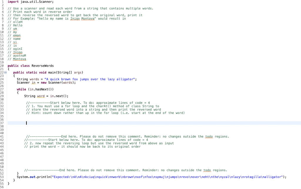 please complete the following java problem // ym 1 import java.util.Scanner; 2